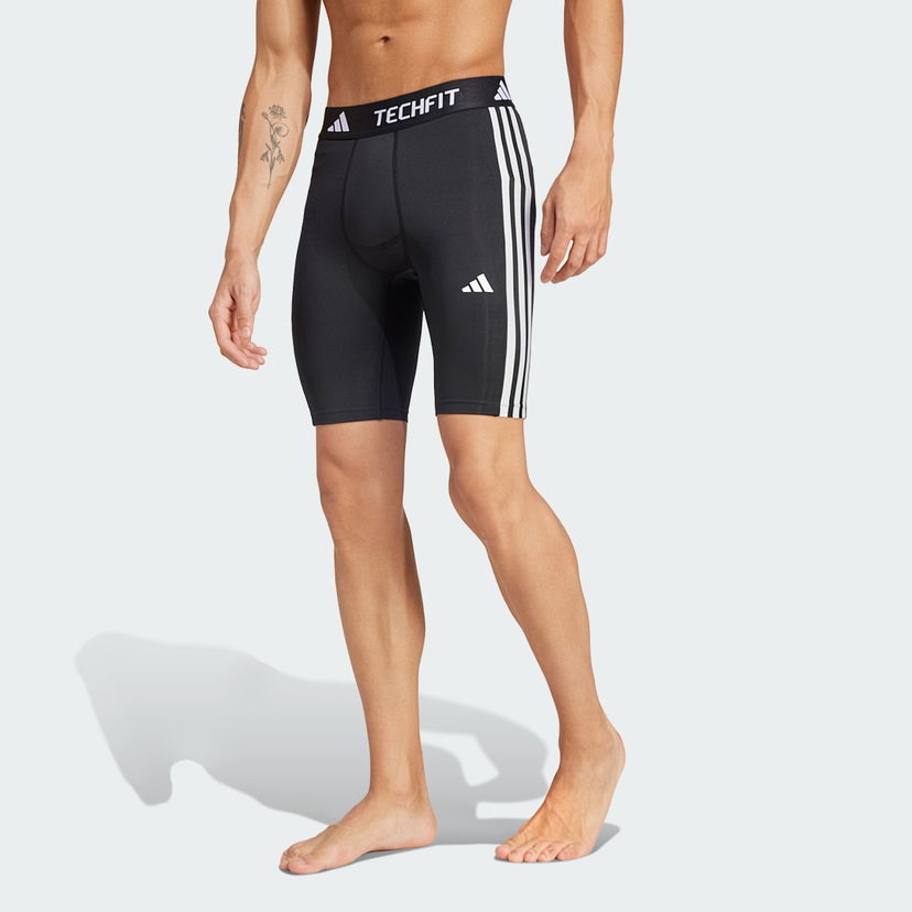 Клинове adidas Performance Techfit Compression Training 3-Stripes Short Черно | IN5589