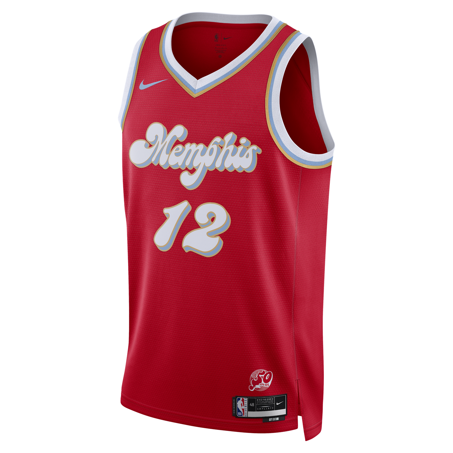 Фланелка Nike Dri-FIT NBA Swingman Ja Morant Memphis Grizzlies City Edition 2024/25 Червено | FQ4347-658, 0