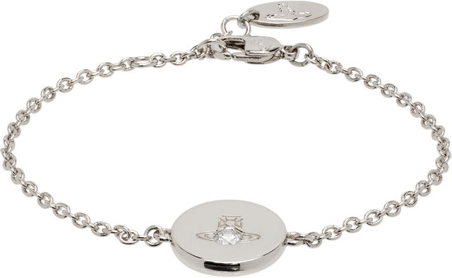 Vivienne Westwood Lewis Orb Crystal Chain Bracelet