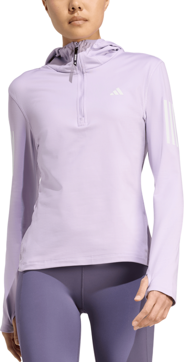 Суитчър adidas Originals Own the Run Hooded Running Top Лилаво | jw9653, 0