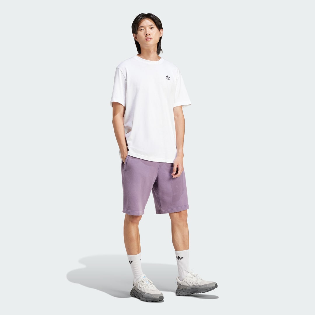 Къси панталони adidas Performance Adicolor Outline Trefoil Лилаво | IR8003, 1
