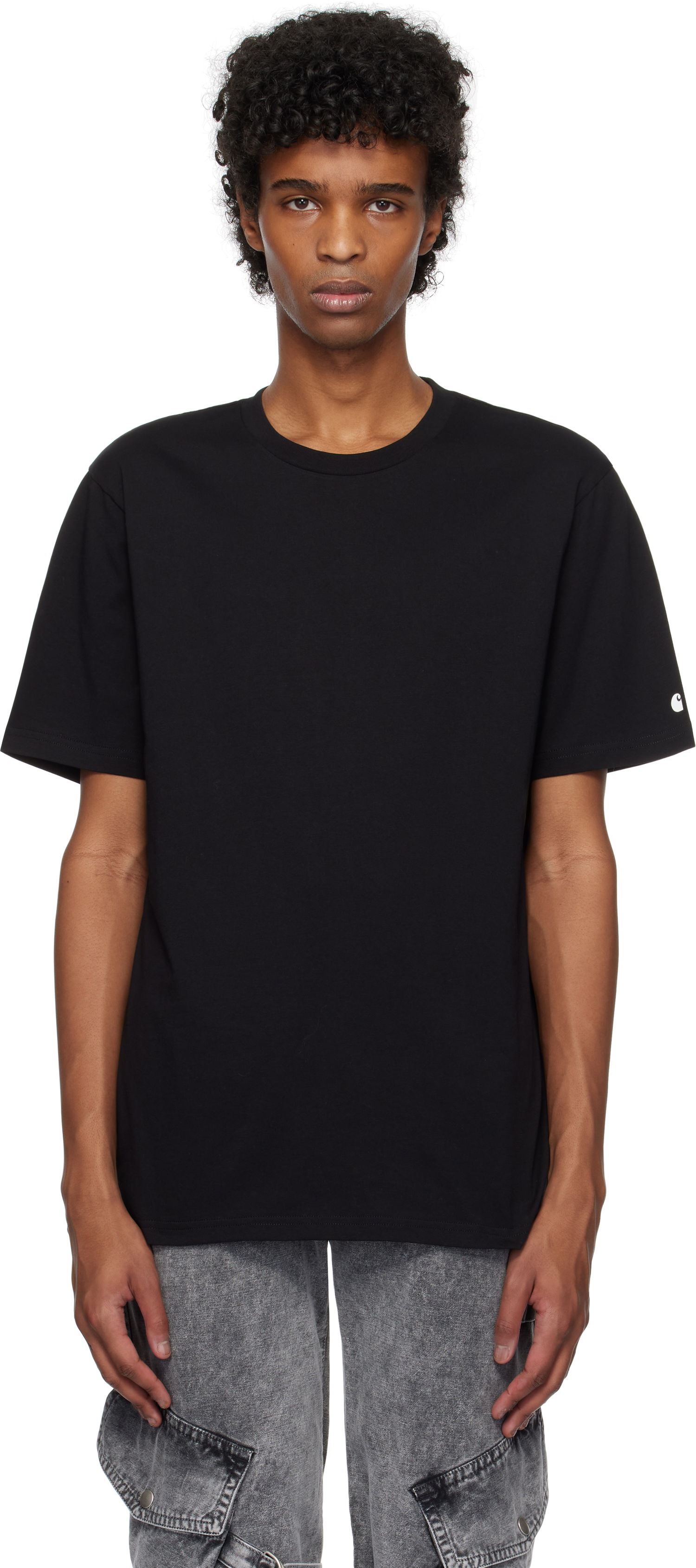 Тениска Carhartt WIP Work In Progress Crewneck T-shirt Черно | I026264, 0