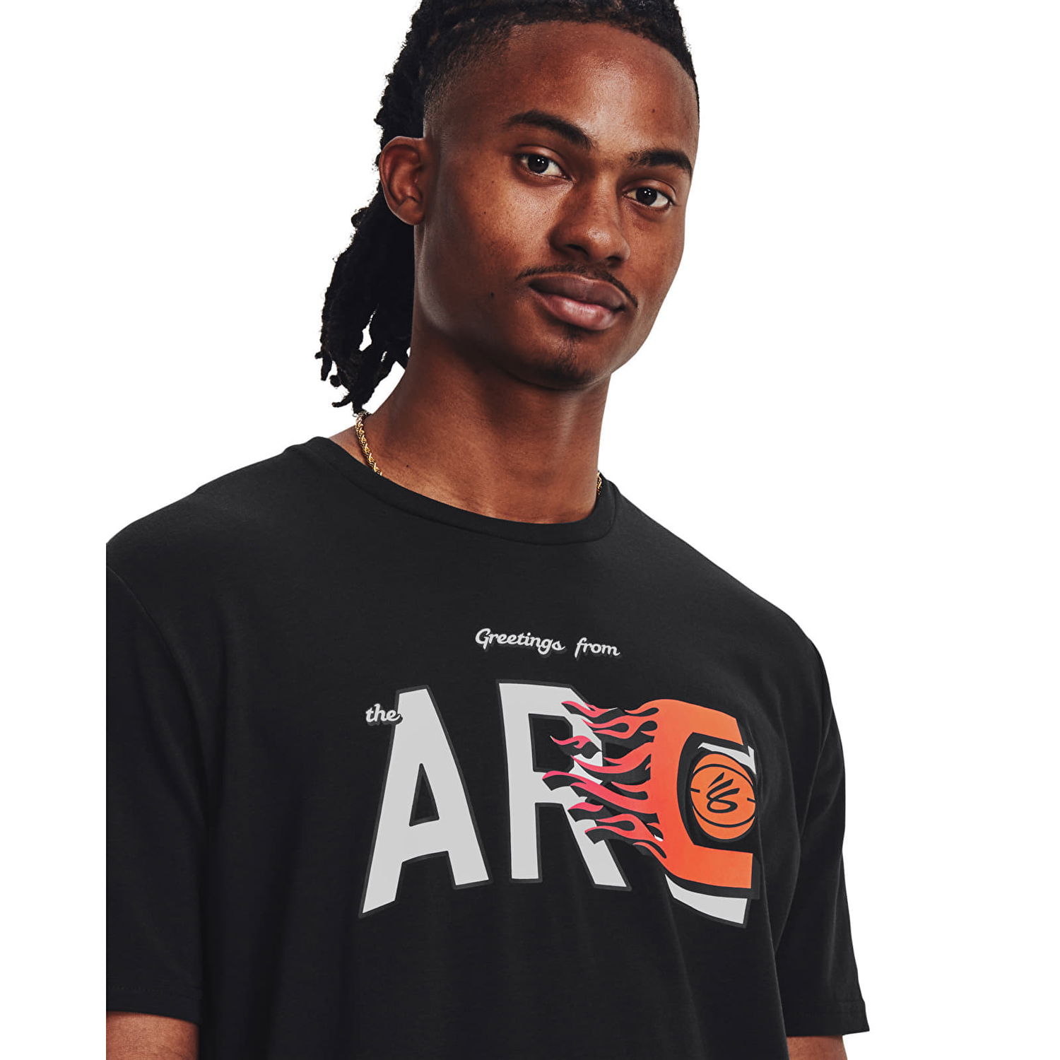 Тениска Under Armour Curry Arc Ss Black Черно | 1376804-001, 1