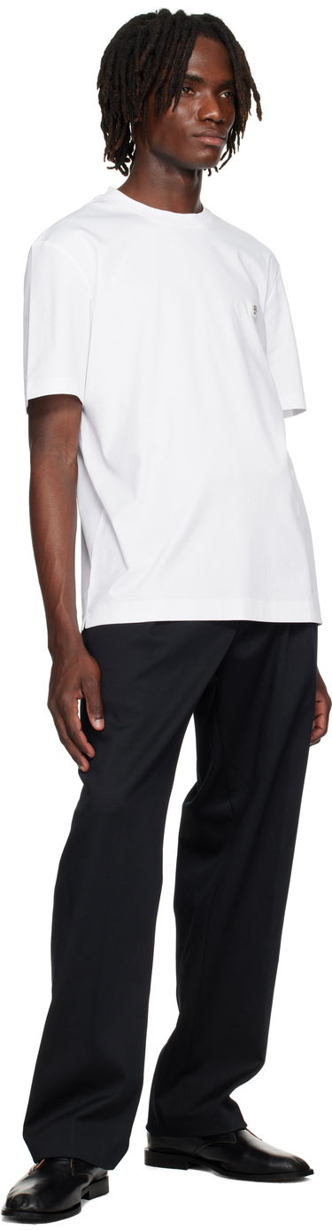Тениска BOSS BOSS Regular-Fit Monogram T-Shirt Бяло | 50520298, 3