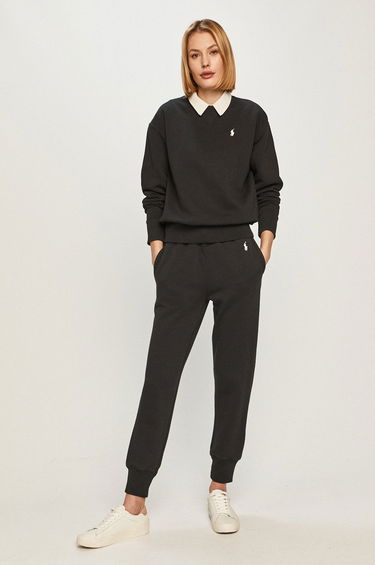 Суитчър Polo by Ralph Lauren Logo Embroidery Sweater Черно | 211794395001, 0