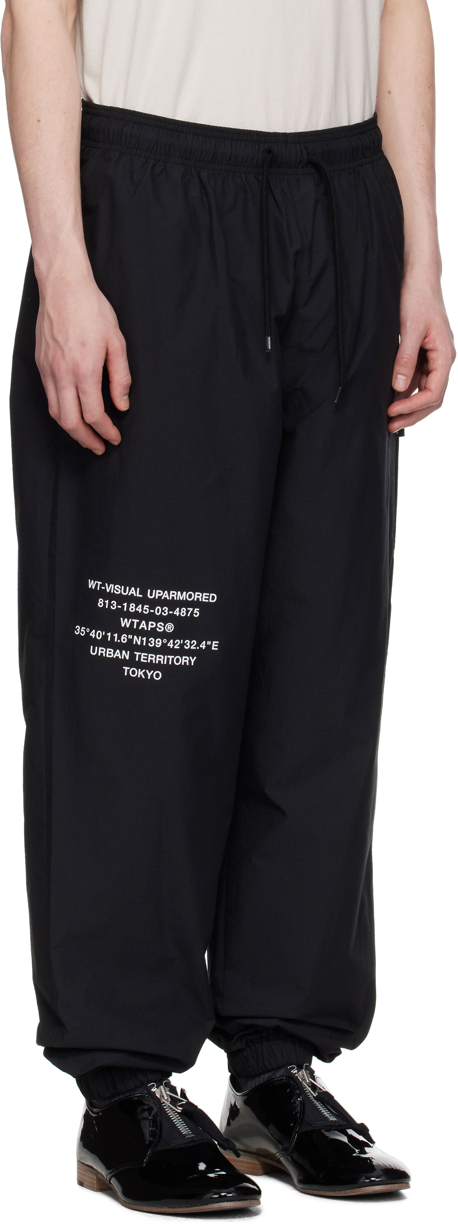 Панталони WTAPS WTAPS SPST2002 Lounge Pants Черно | 251CWDT-PTM04, 1
