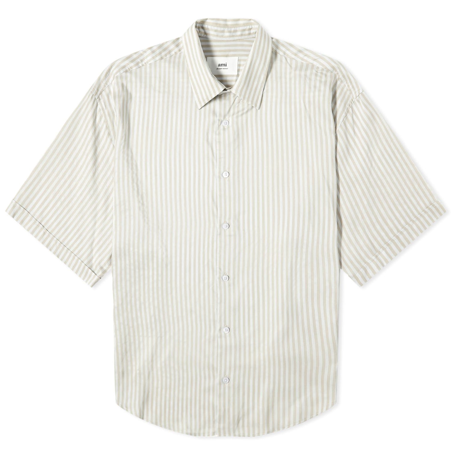 Риза AMI Paris  Sleeve Stripe Бяло | HSH226-VI0015-1931, 0
