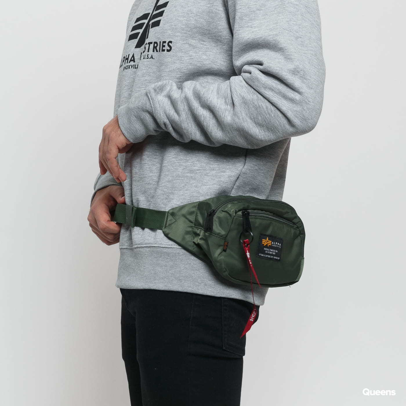 Раница Alpha Industries Crew Waist Bag Зелено | 196923 01, 0