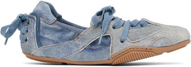 Облекло Acne Studios Acne Studios Lace-Up Flats Синьо | AD0774-, 0
