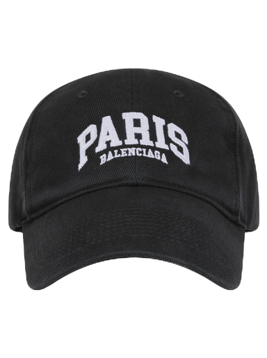 Шапка с козирка Balenciaga Paris Cap Черно | 680748 410B2 1077