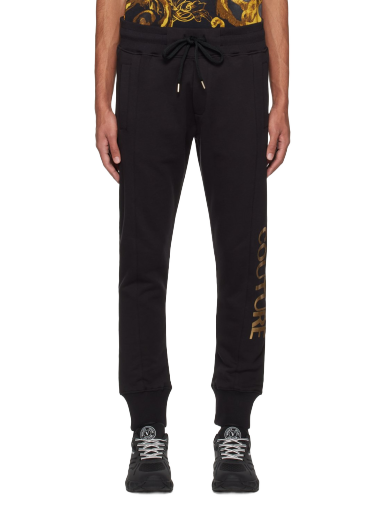 Спортни панталони Versace Drawstring Sweatpants Черно | E76GAAT00_ECF01T