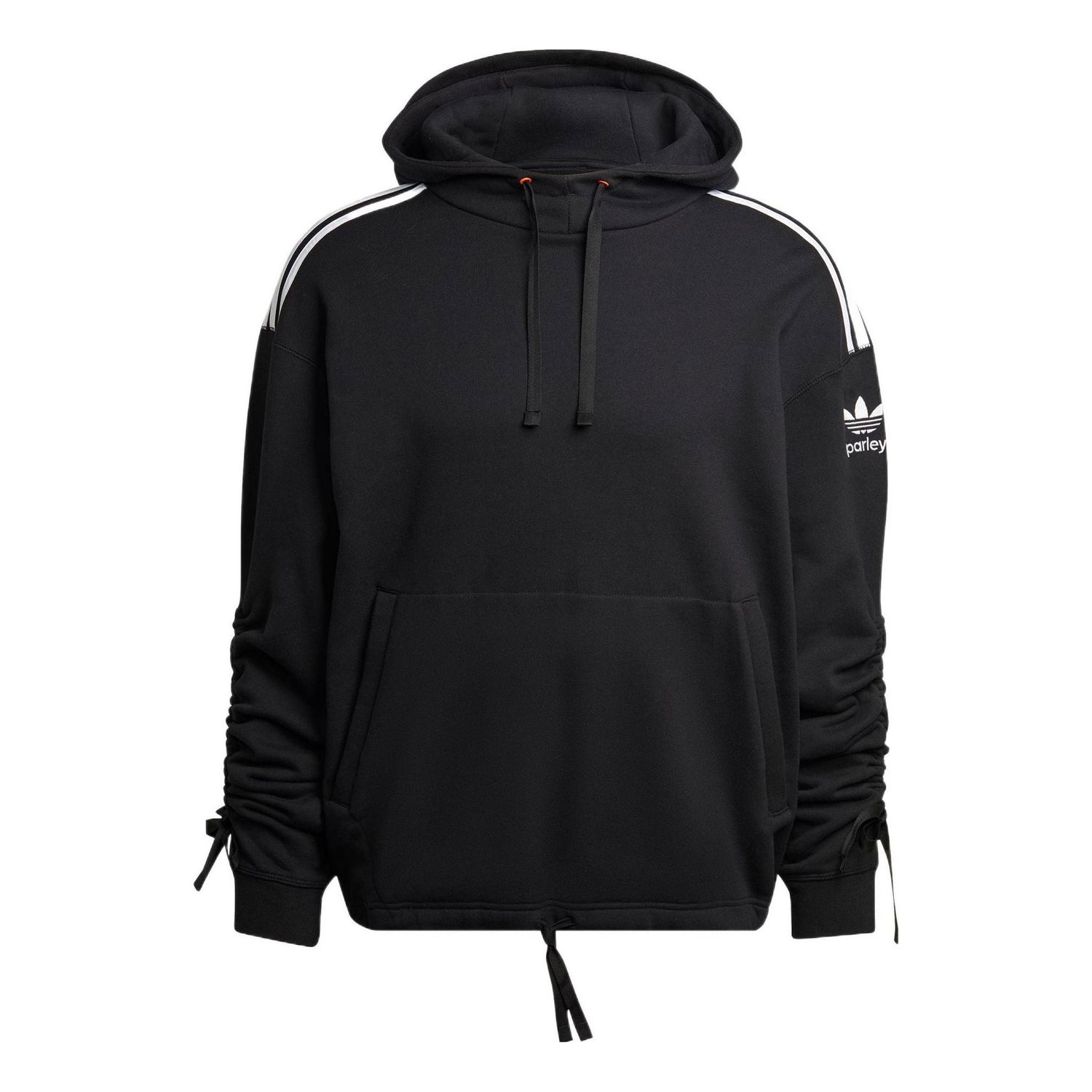 Суитчър adidas Originals Parley Hoodie With Three Stripes Черно | HN7029, 0