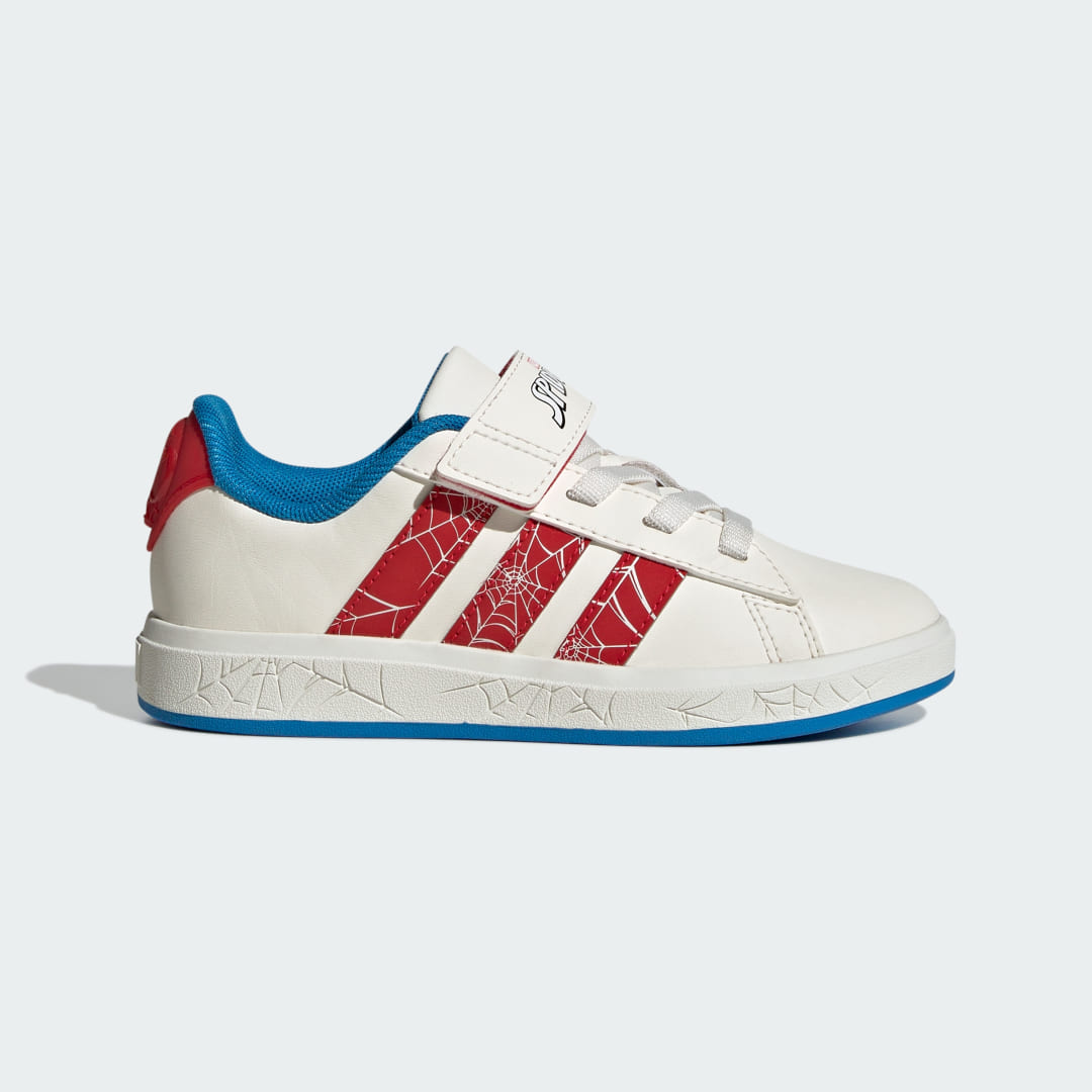 Кецове и обувки adidas Performance Marvel Spider-Man Grand Court Бяло | JS0778, 0