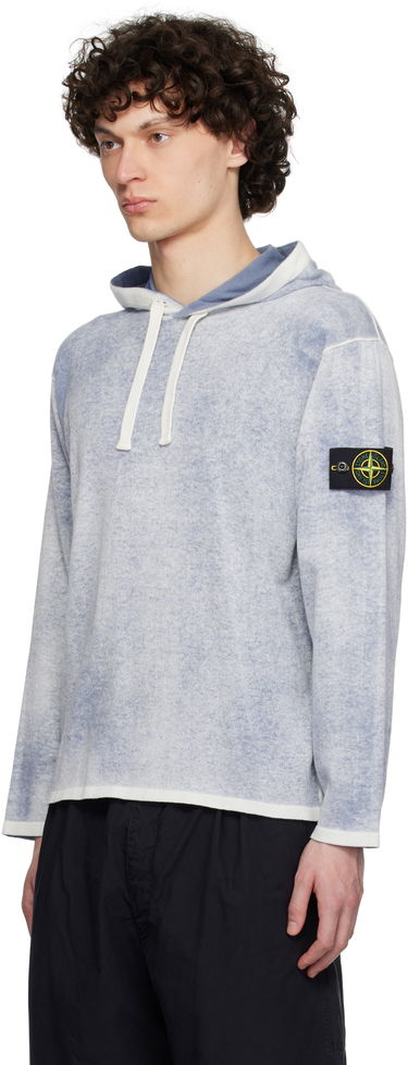 Суитчър Stone Island Stone Island Raw Hand Light Reversible Hoodie Синьо | K1S15 5100029 S00Z2, 3