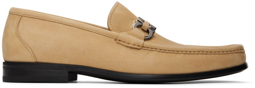 Кецове и обувки FERRAGAMO Gancini Ornament Loafers Бежово | 774548