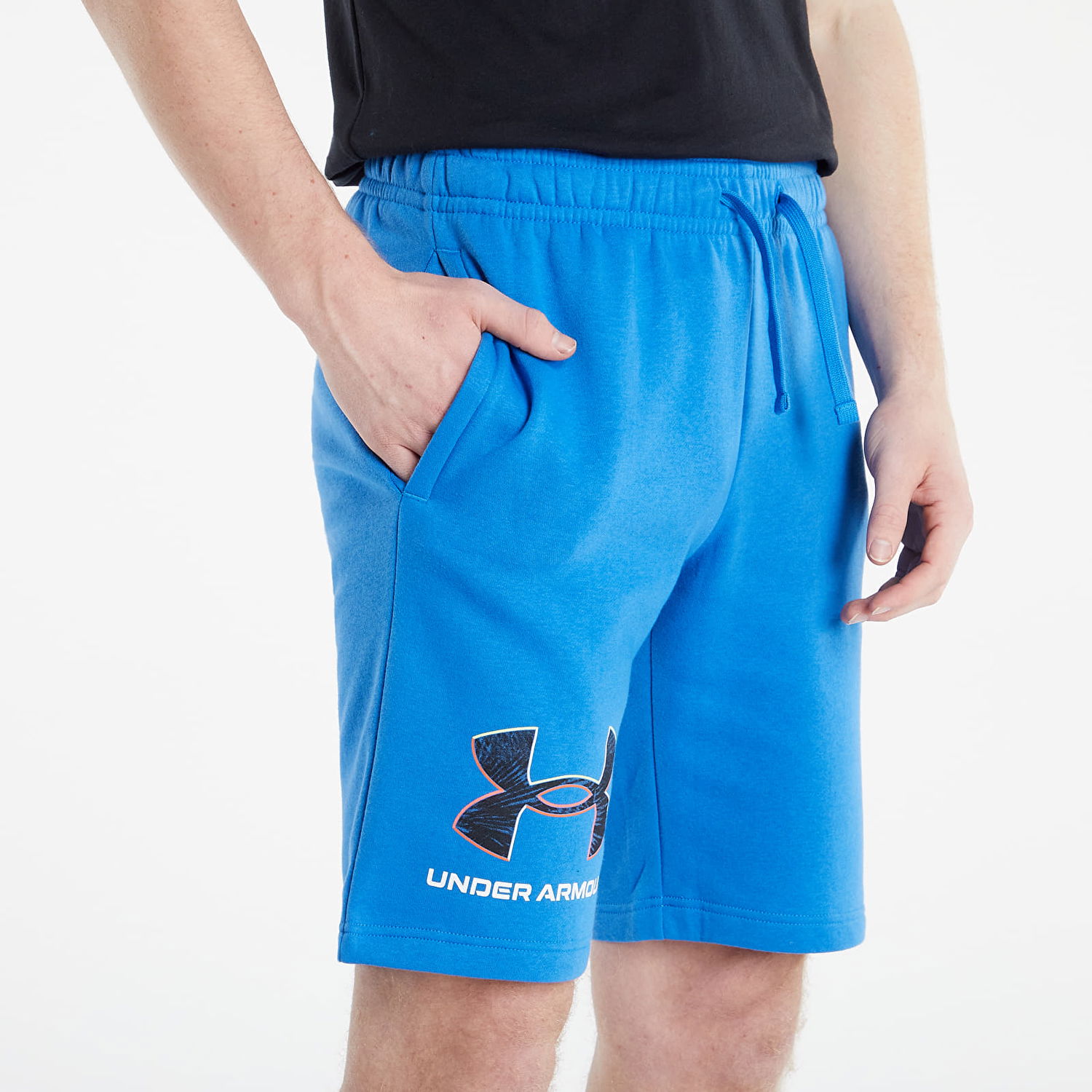 Къси панталони Under Armour Rival Flc Graphic Short Синьо | 1370350-474, 0