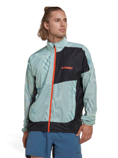 Ветровка adidas Originals Terrex Trail Running Printed Windbreaker Многоцветен | HI6199