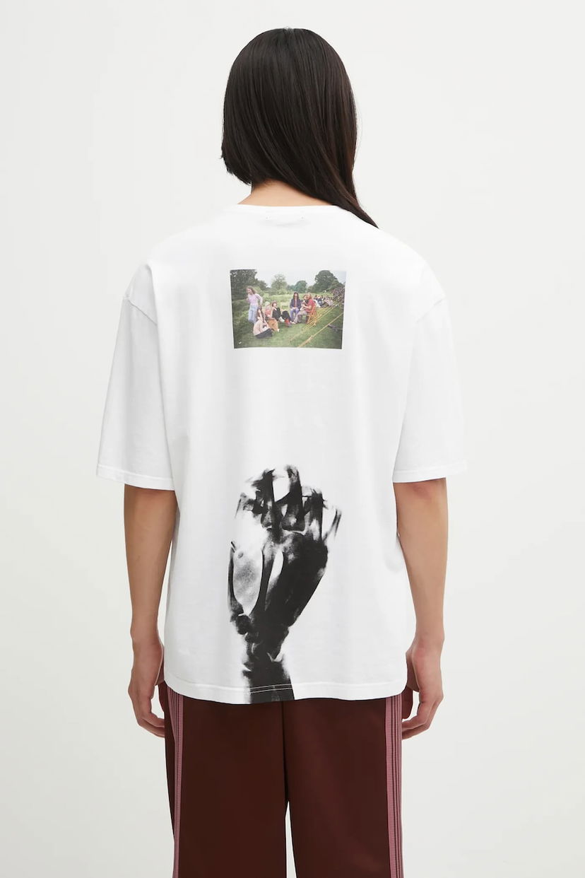 Тениска UNDERCOVER Undercover Graphic Print T-Shirt Бяло | UC2E4813.7