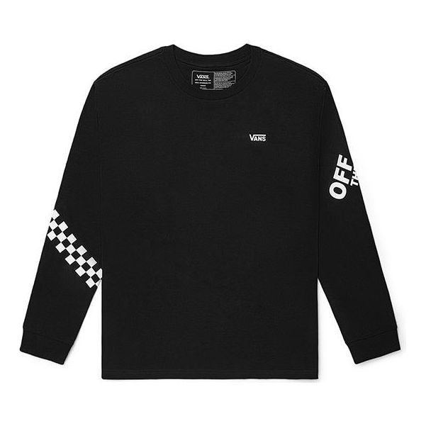 Тениска Vans Logo Long Sleeve T-Shirt Черно | VN0A5F5OBLK, 0