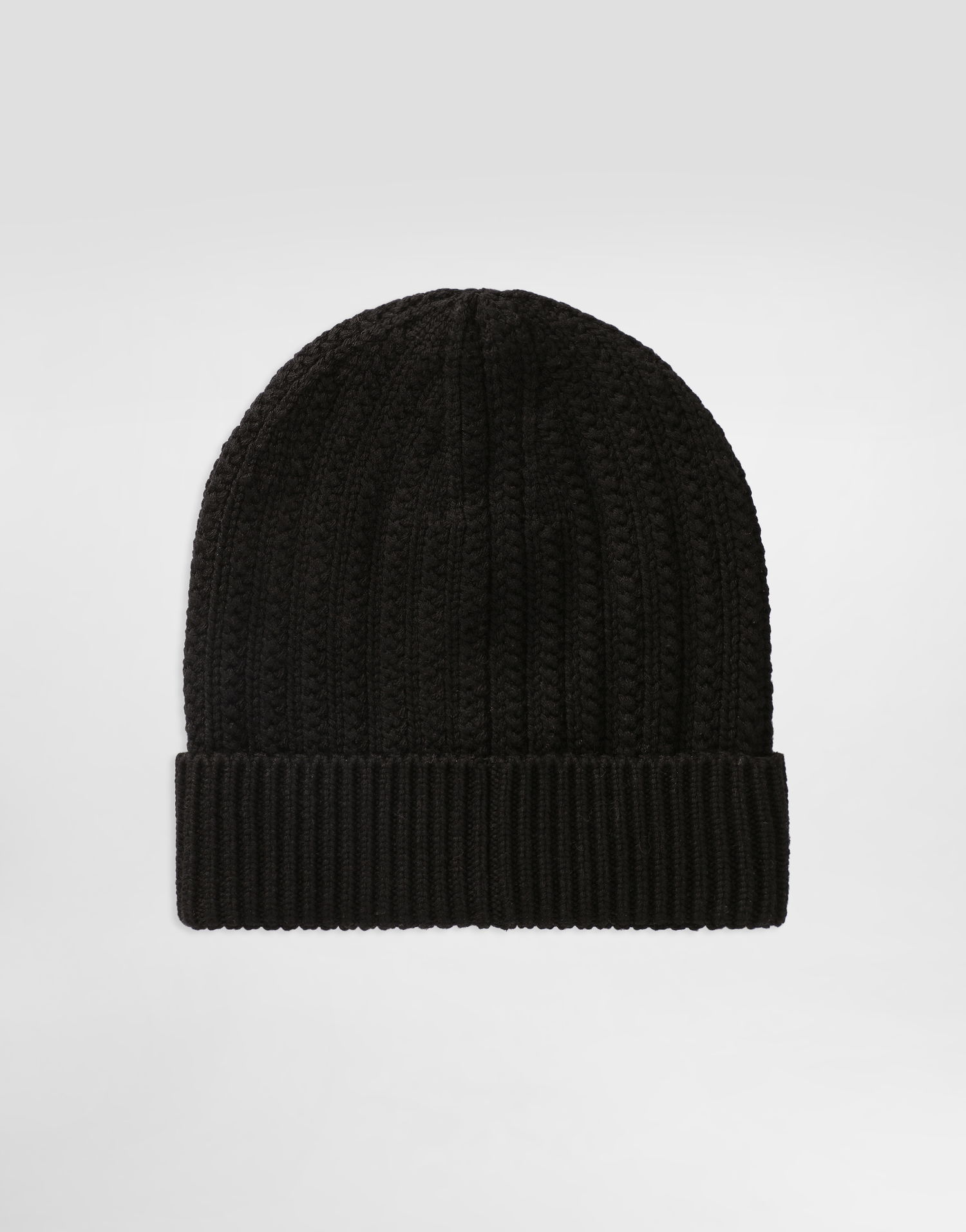 Шапка Dolce & Gabbana Dolce & Gabbana Cable-Knit Beanie Черно | GX21KZJDVCMN0000, 1