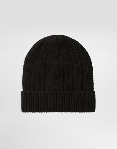 Шапка Dolce & Gabbana Dolce & Gabbana Cable-Knit Beanie Черно | GX21KZJDVCMN0000, 1