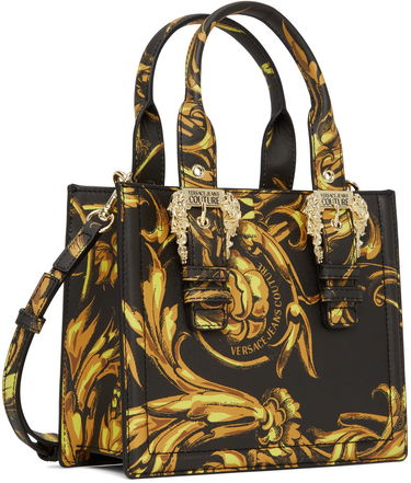 Голяма пазарска чанта Versace Versace Jeans Couture Regalia Baroque Tote Bag Черно | E72VA4BFME71880, 1