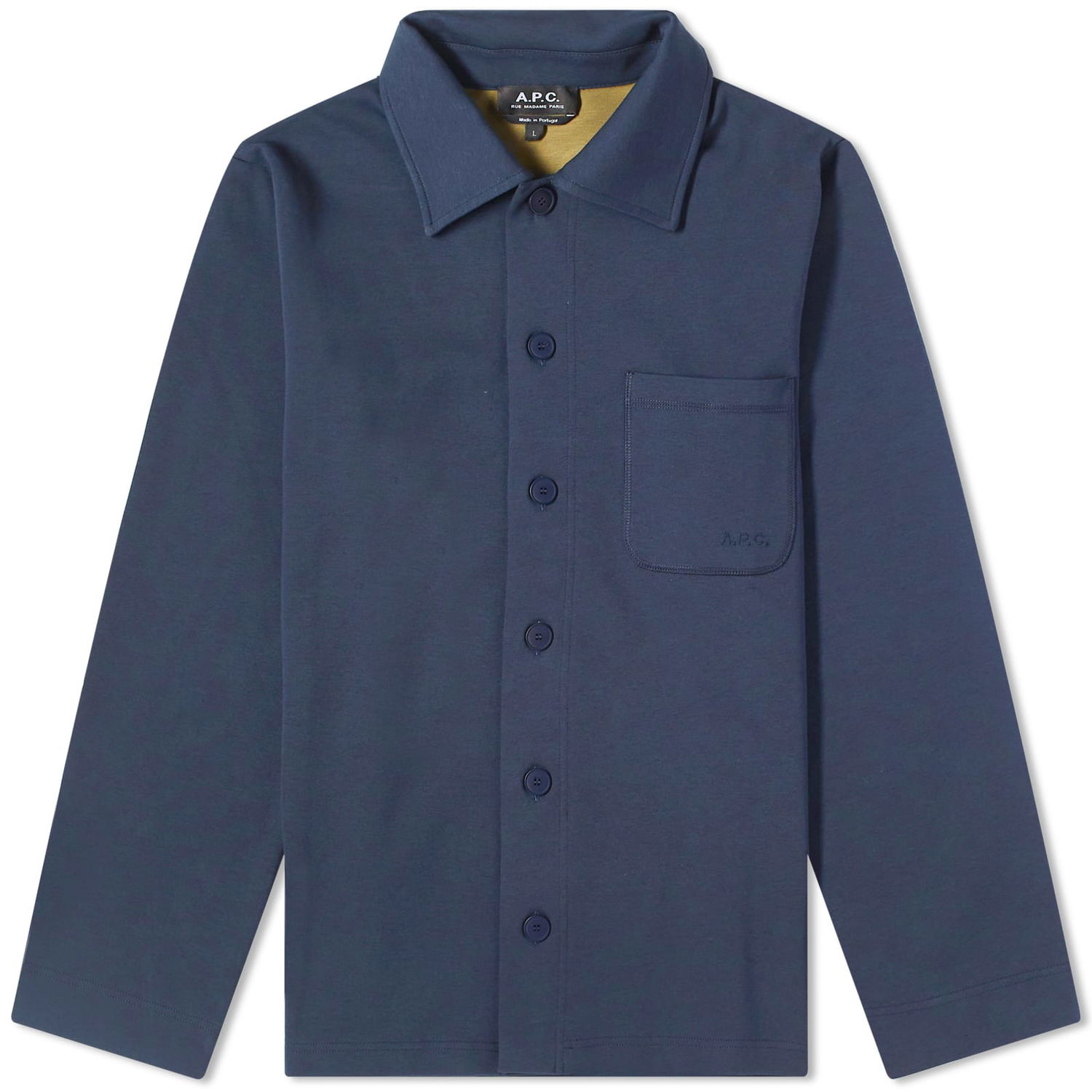 Яке A.P.C. Charlie Work Jacket Тъмно синьо | COGCH-H03175-IAJ, 0