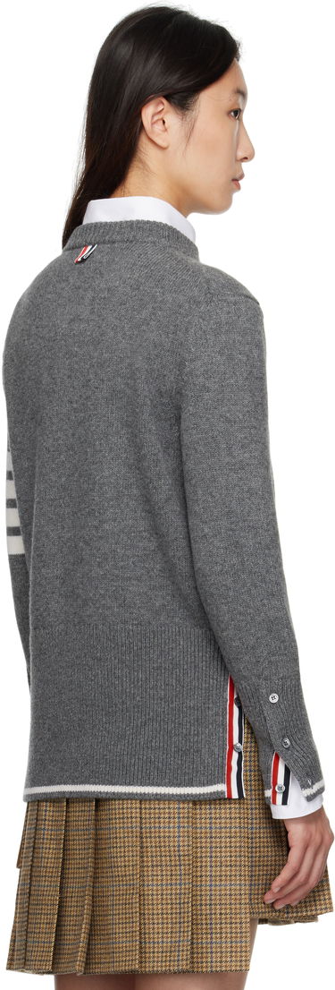 Пуловер Thom Browne Thom Browne Merino Wool Geese Intarsia Sweater Сиво | FKA499A-Y1029, 2
