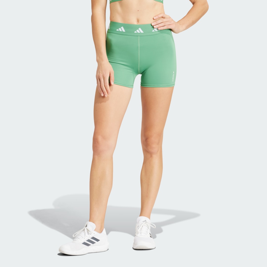 Къси панталони adidas Performance Techfit Short Зелено | IU1853, 1