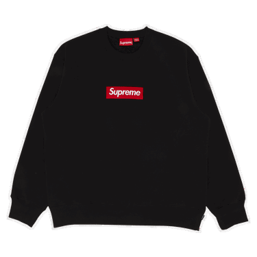 Суитчър Supreme Box Logo Crewneck "Black" Черно | FW22SW65 BLACK, 0