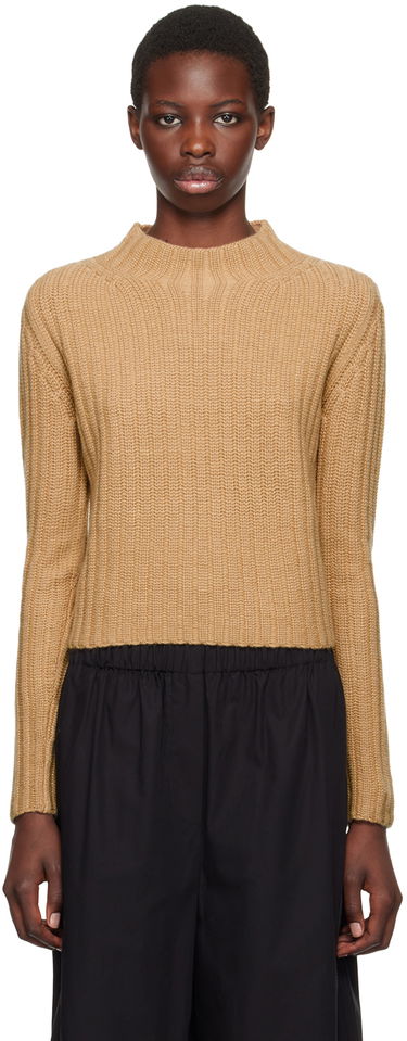 Пуловер Max Mara Max Mara Aloa Mock Neck Sweater Кафяво | 2421366022600 MM12037, 0