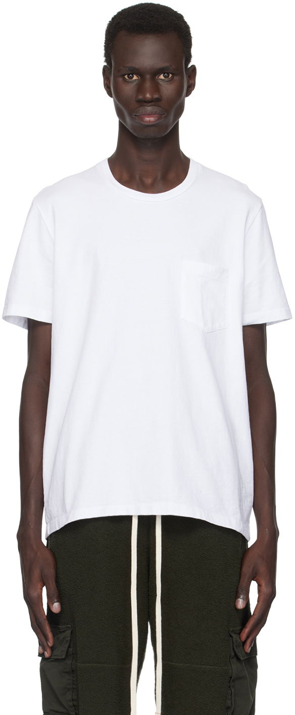 Тениска LES TIEN Les Tien Heavyweight Classic Pocket Tee Бяло | HV-2002, 0