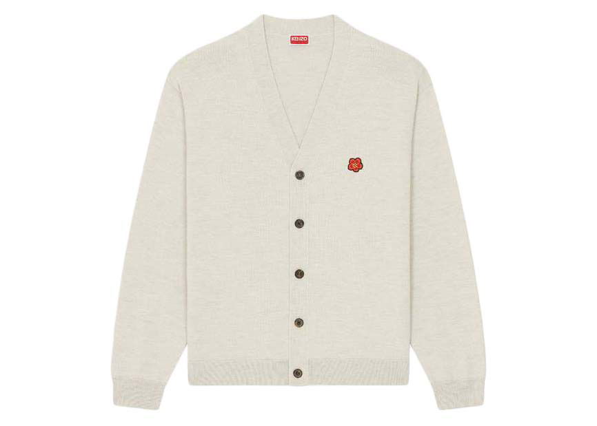 Пуловер KENZO Boke Flower Embroidered Cardigan Бяло | FE55CA3813LB-99J, 0