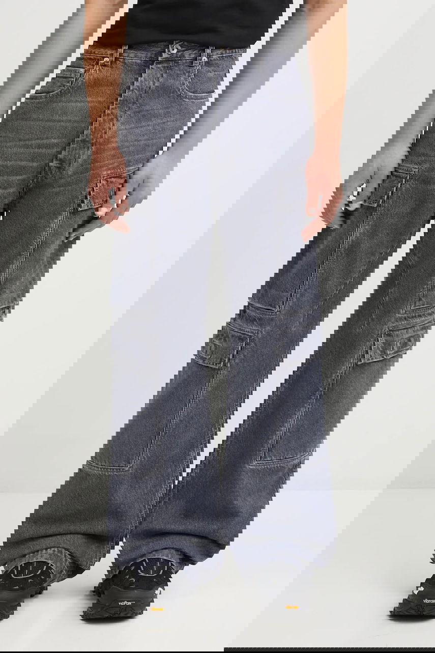 Карго панталони Rick Owens Rick Owens DRKSHDW Double Cargo Jeans Сиво | DU02E7361.DGY, 0