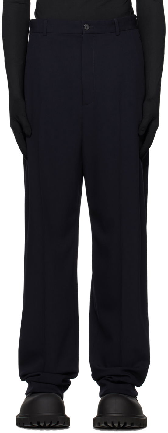 Панталони Balenciaga Tailored Тъмно синьо | 725469-TNT09-4100, 0