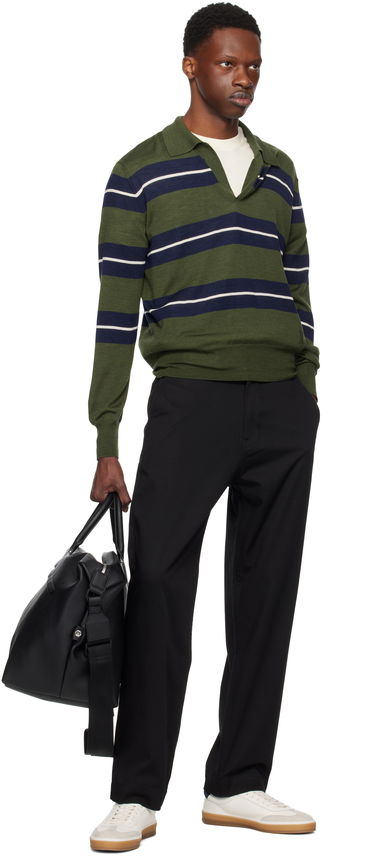 Панталони BOSS BOSS Logo Patch Straight Leg Trousers Черно | 50545304, 3