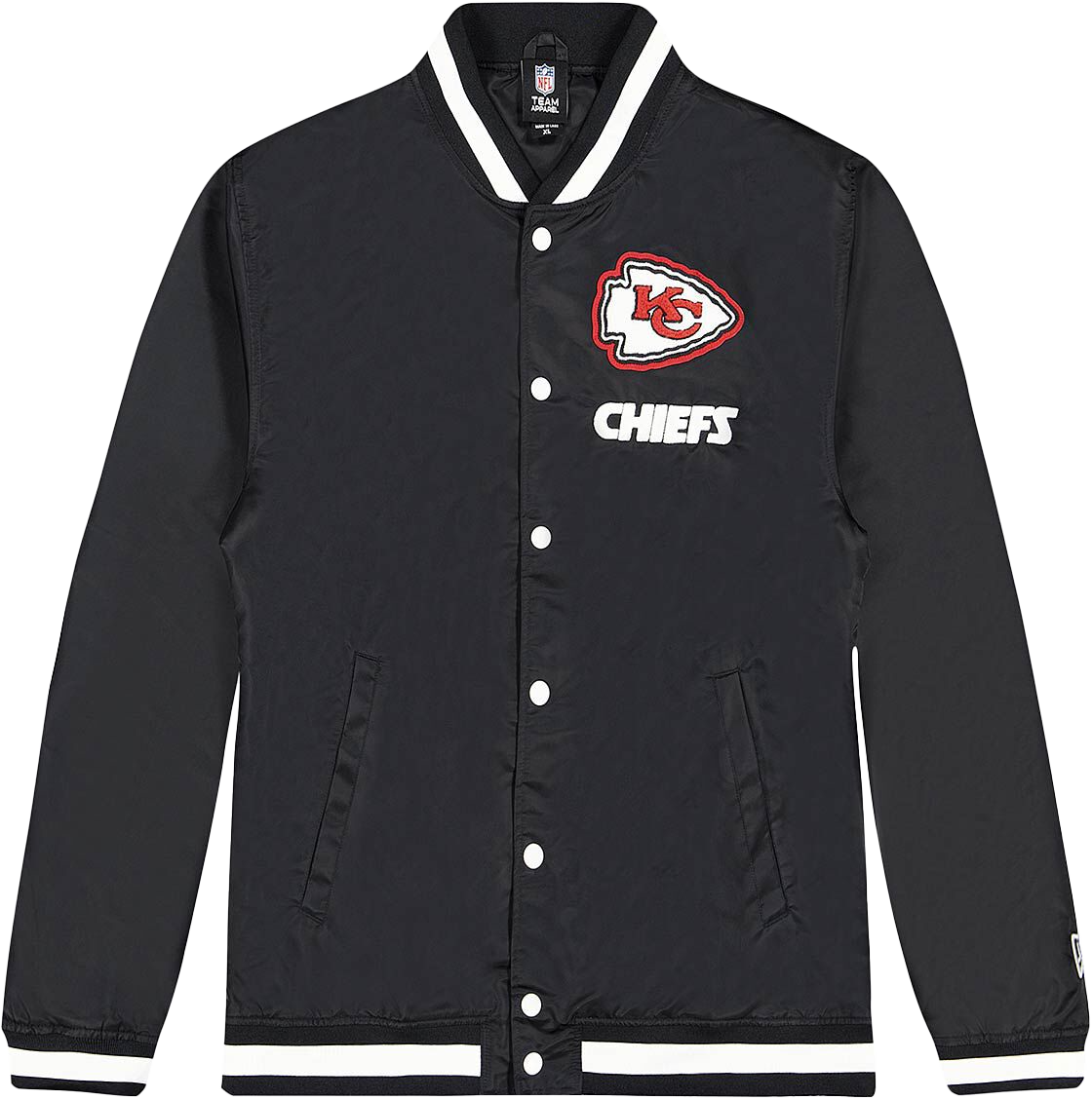 Яке бомбър New Era Kansas City Chiefs Varsity Jacket Черно | 60426251-60426251, 0