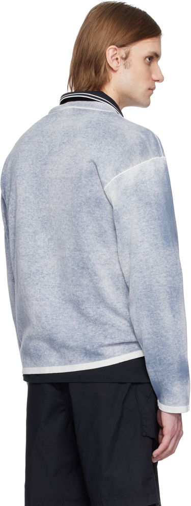 Пуловер Stone Island Stone Island Raw Hand Light Organic Cotton Sweater Синьо | K1S15 5100030 S00Z2, 2