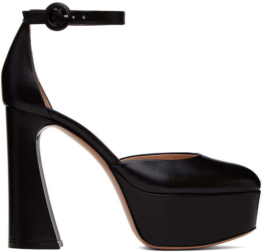 Кецове и обувки Gianvito Rossi D'Orsay Platform Heels Черно | G40389.70RIC.NAP, 0
