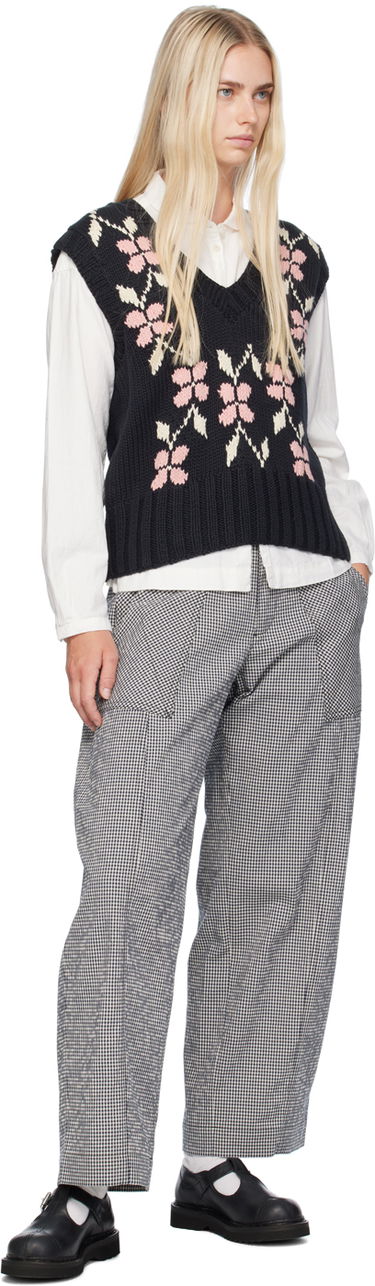 Жилетка YMC YMC Heidi Floral Knit Vest Черно | Q8WMA, 3