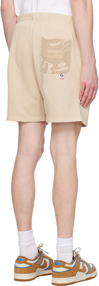 Къси панталони AAPE by A Bathing Ape AAPE by A Bathing Ape Patch Shorts Бежово | AAPSPMA675XXMBGL, 2