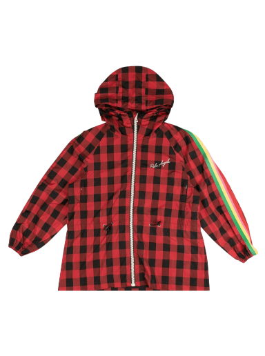 Buffalo Plaid Multicolor Stripe Windbreaker