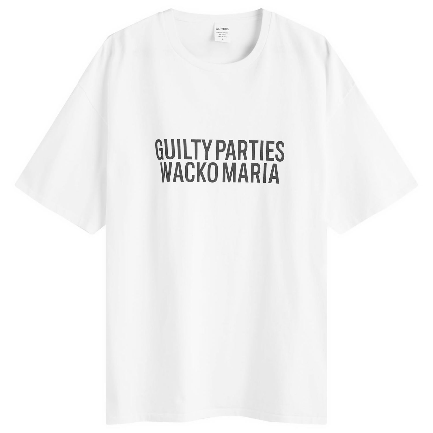 Тениска WACKO MARIA Logo T-Shirt Бяло | 24FWE-WMT-WT01-WHT, 0