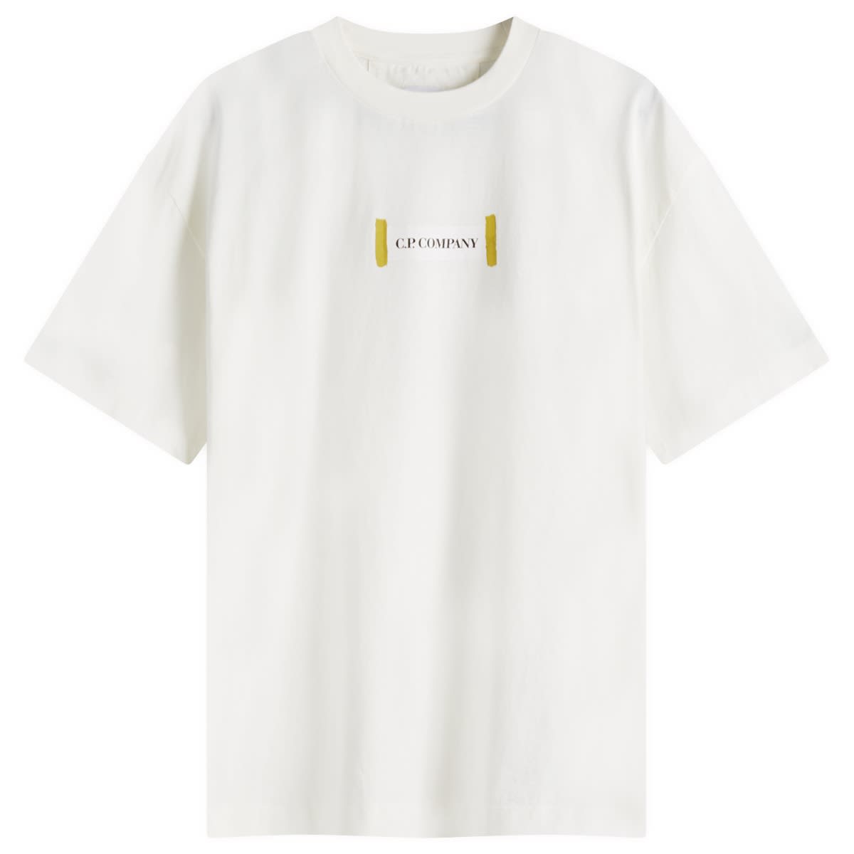 Тениска C.P. Company C.P. Company 30/1 Logos T-Shirt Бяло | 18CMTS148A-006586W-103, 1