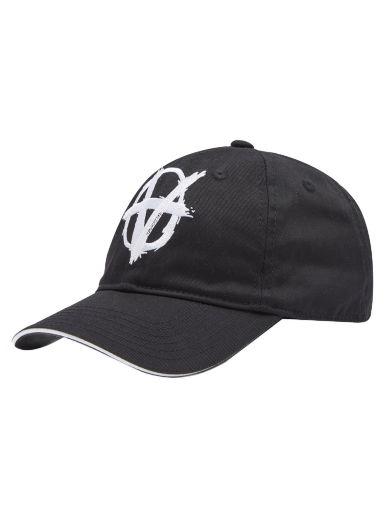 Шапка с козирка VETEMENTS Anarchy Logo Cap Черно | UE63CA800B