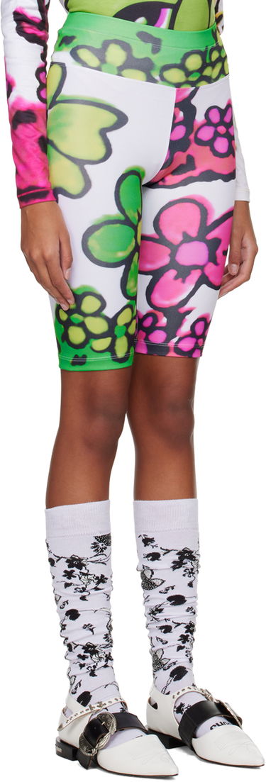 Къси панталони Chopova Lowena Floral Print Bike Shorts Многоцветен | 5113, 1