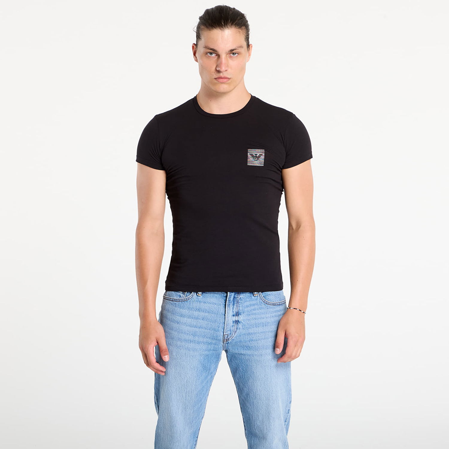 Тениска Emporio Armani EA7 Emporio Armani Crew Neck T-Shirt Черно | EM000375AF10798UC001, 0