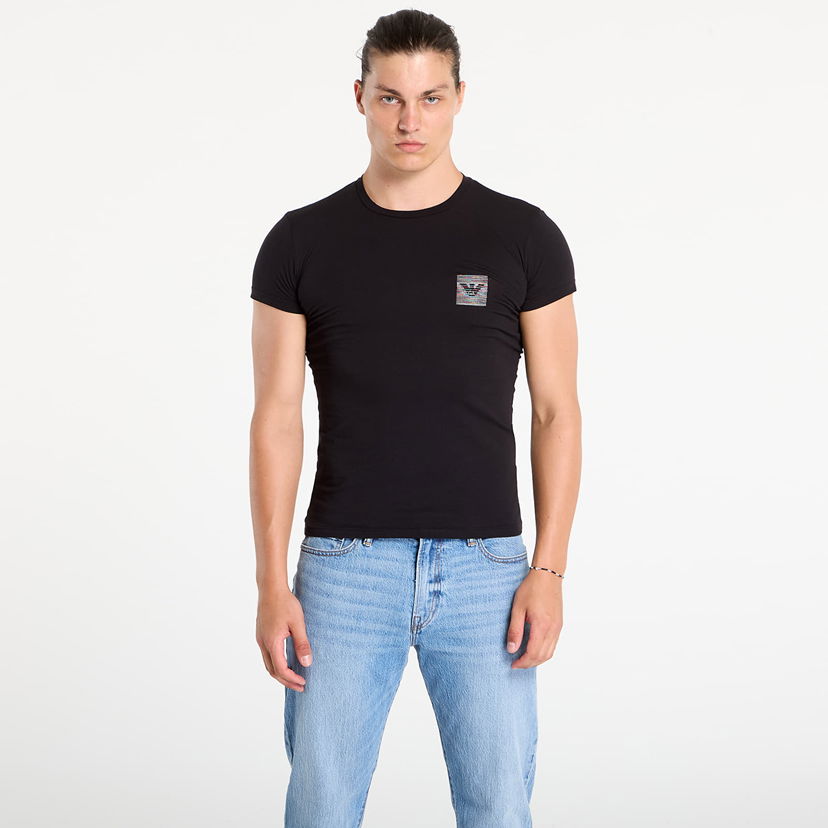 Тениска Emporio Armani EA7 Emporio Armani Crew Neck T-Shirt Черно | EM000375AF10798UC001