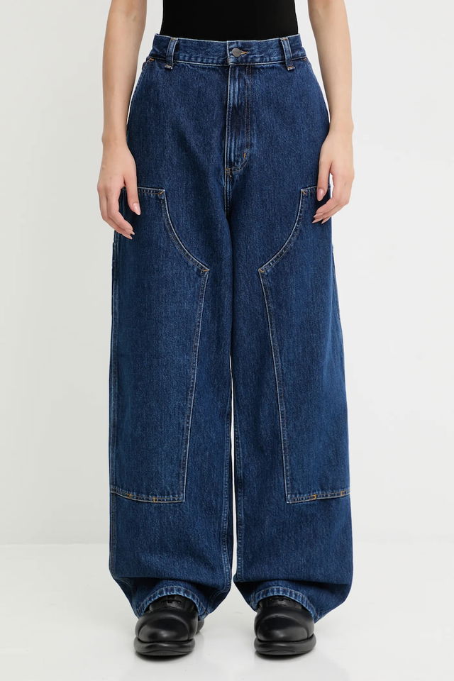 Brandon Double Knee Pant High Waist Jeans