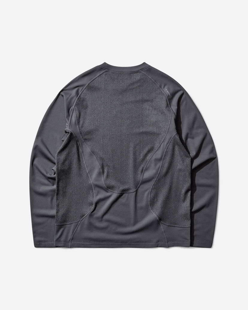Тениска Satisfy FuzzFleece Octa Longsleeve T-Shirt Сиво | 11063 88201